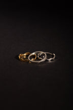 【心驛】山稜線戒指 純銀黃銅戒指 國際圍#8-#15 (#12以上需加價）_ The Mountain Line Ring_925 silver+ Brass