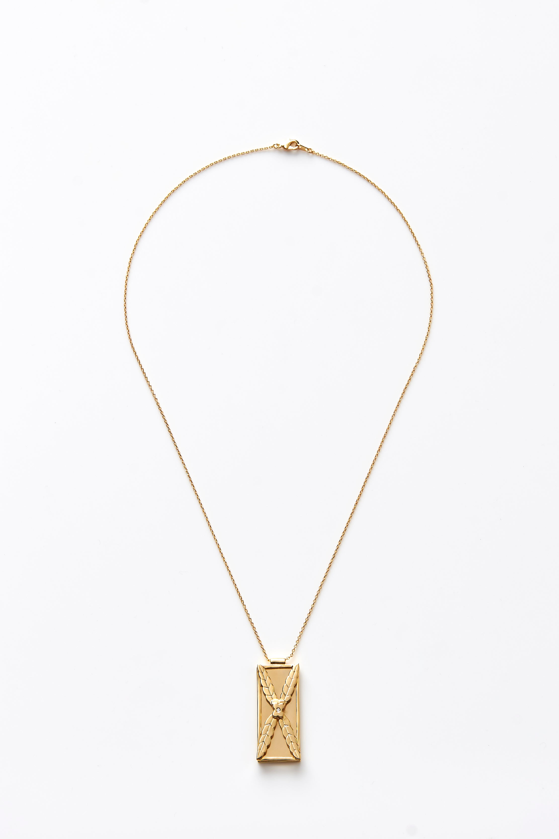 【綻放】框中風景-三色堇畫框項鍊/預購訂製款/925純銀/黃銅鍍20K金/ Pansy Necklace