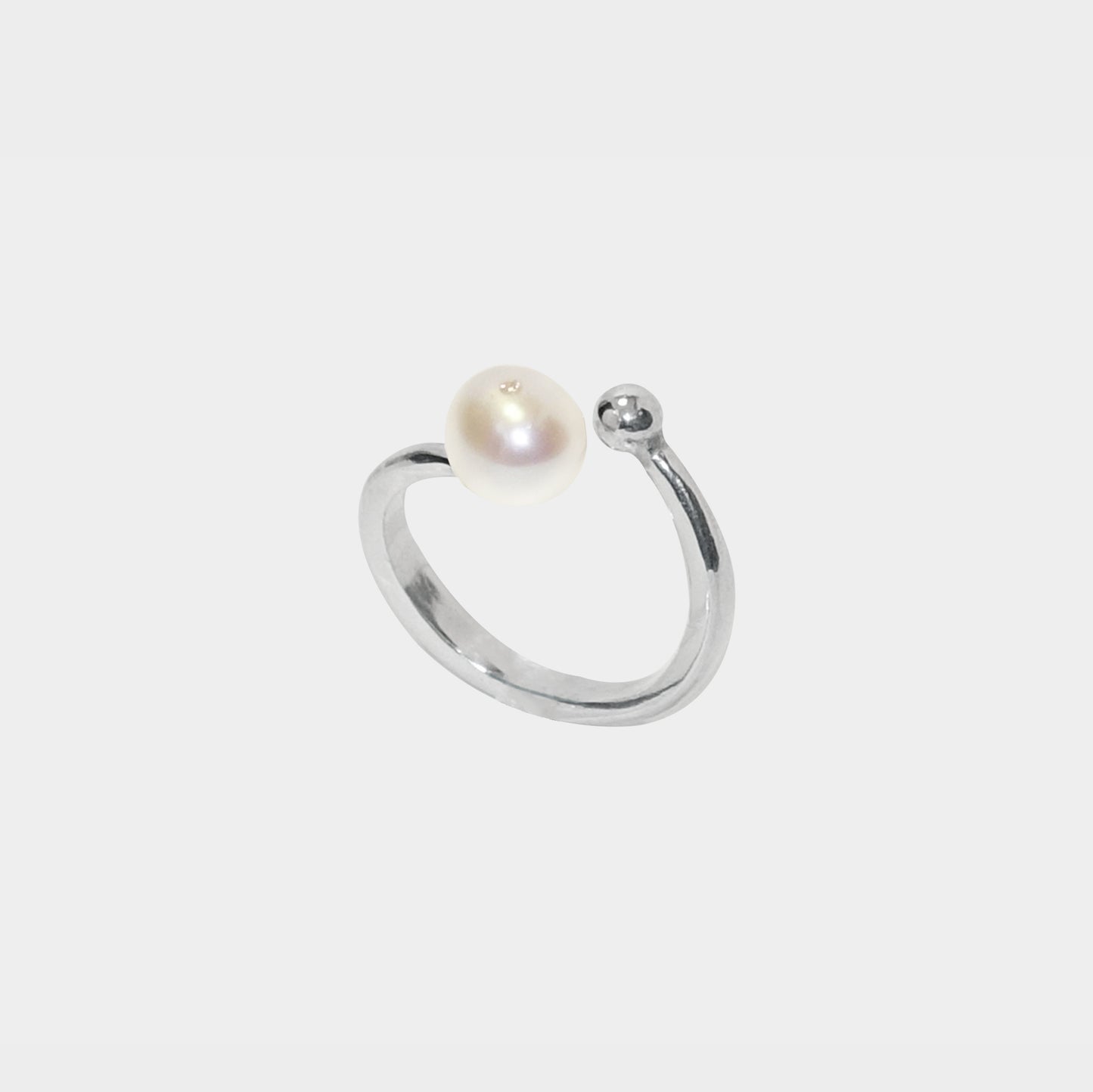 【綻放】宇宙珍珠戒指/ 7mm淡水珍珠/可私訊客製指圍/ 925純銀  Pearl in Universe Ring