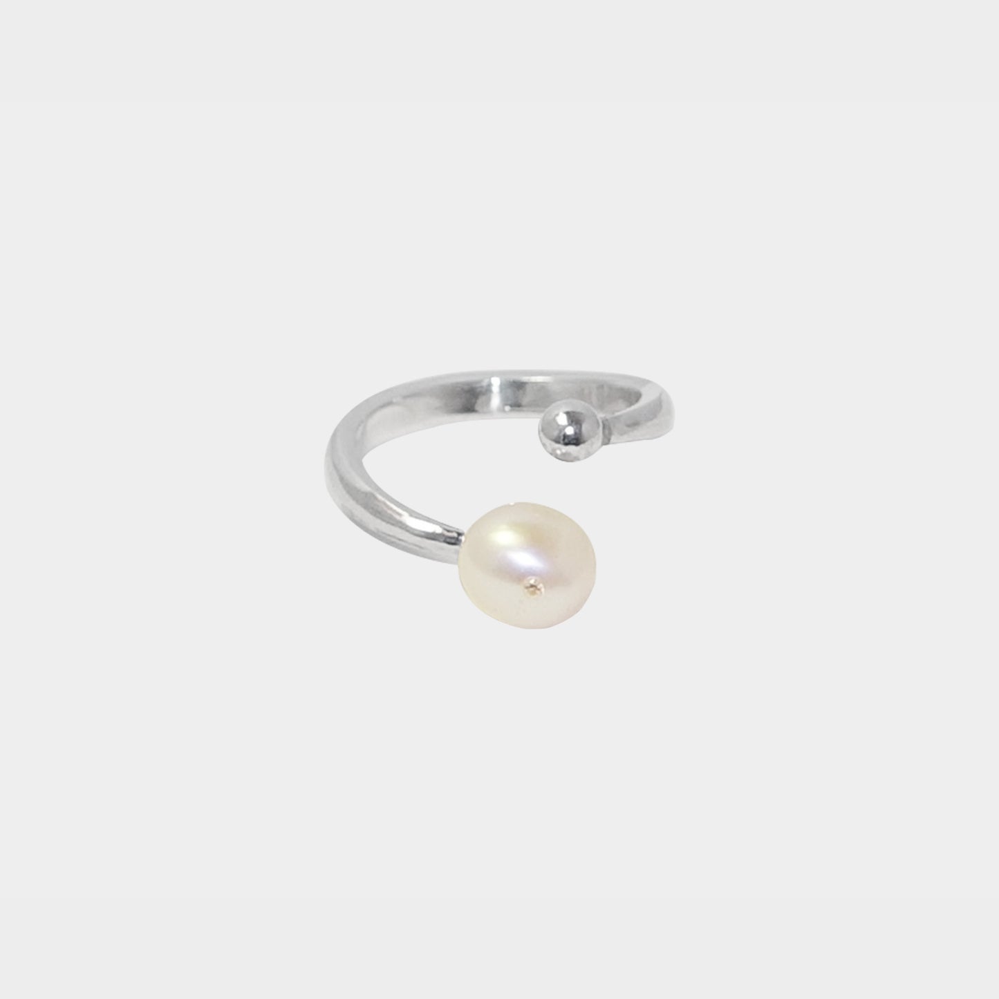 【綻放】宇宙珍珠戒指/ 7mm淡水珍珠/可私訊客製指圍/ 925純銀  Pearl in Universe Ring