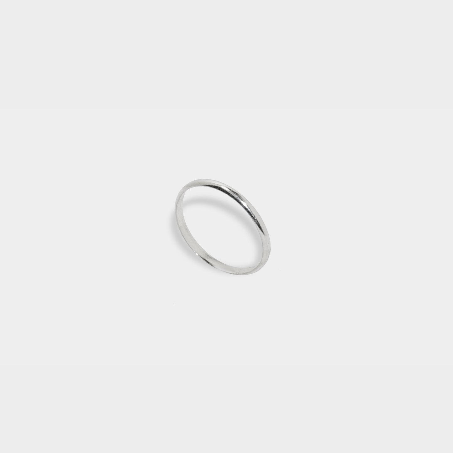 【經典日常】簡約一線戒/ 925純銀/925純銀鍍20K金  Silver Band Ring