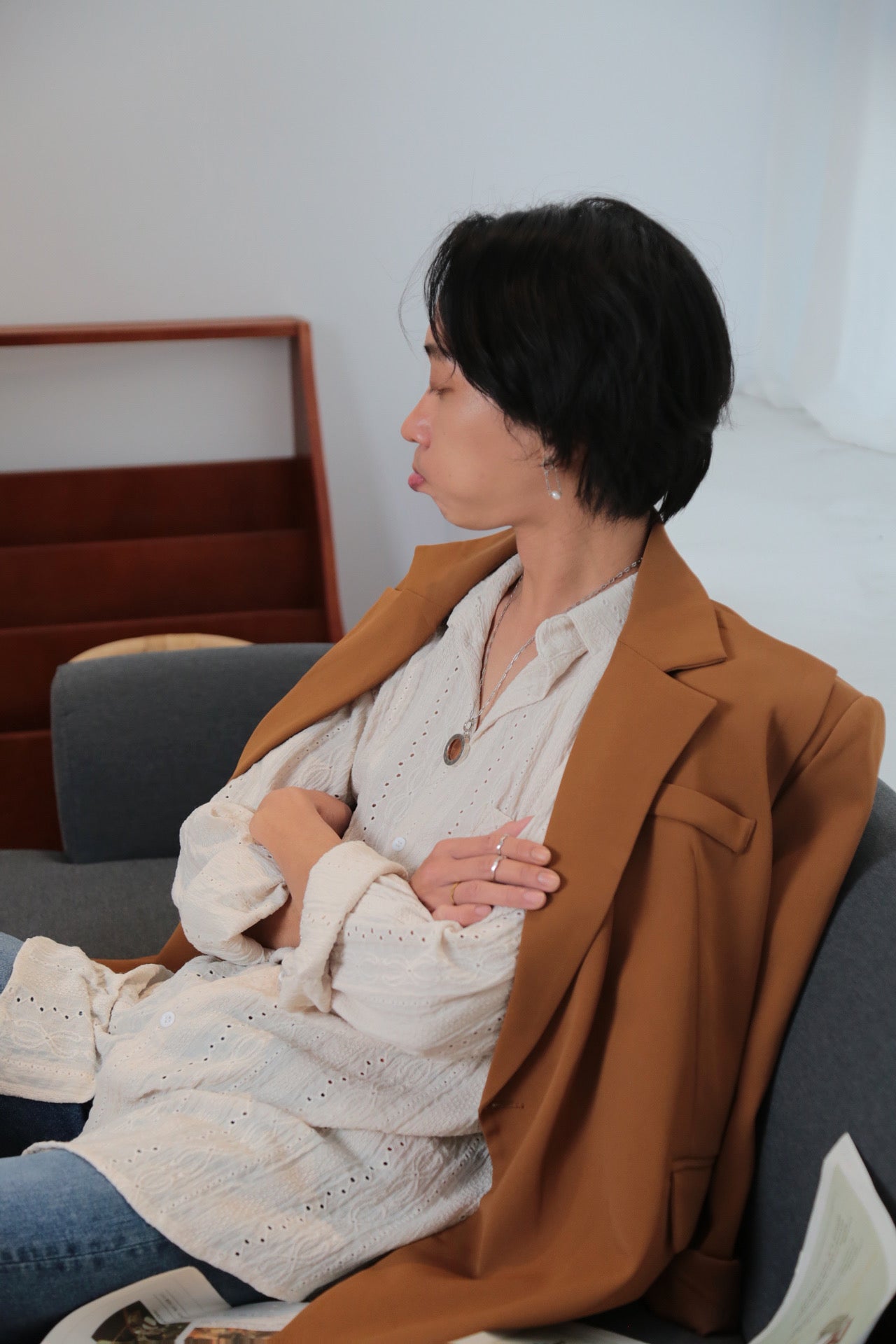 【Heart Station】Heart Station Map - 18-inch Copper Pendant Sterling Silver Necklace