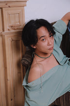 【Heart Station】Tide Pearl Gemstone Necklace/24-inch Sterling Silver Long Necklace/Bracelet (Dual-use)